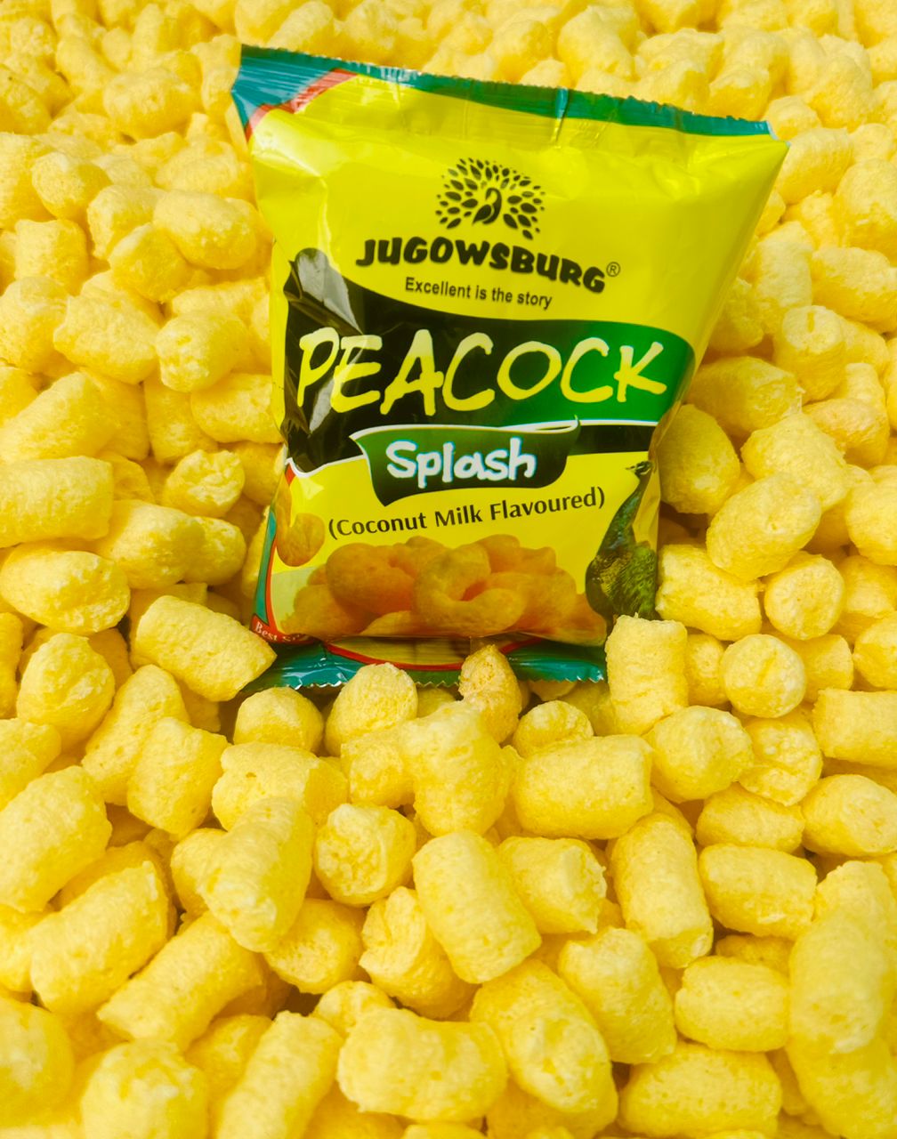 Peacock Splash Corn Snacks